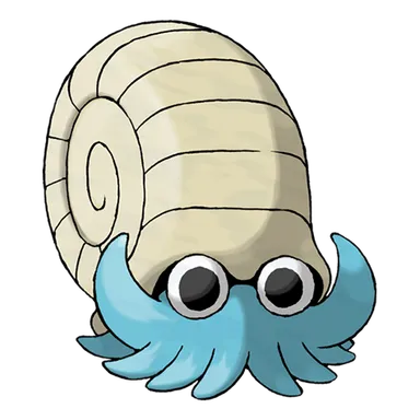 official artwork of omanyte